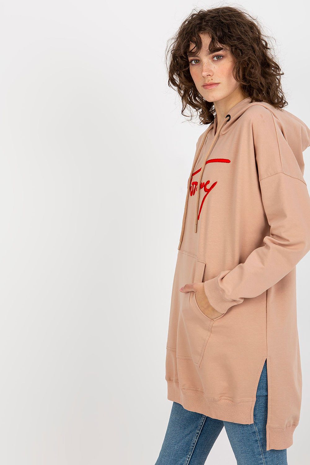 Lang Hettegenser Dame - FP til dame fra MS StyleHaven, størrelse one-size-fits-all, med long, kjolelengde knee, kjolestil sweater
