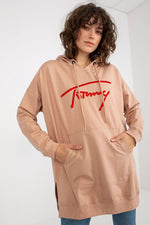 Lang Hettegenser Dame - FP til dame fra MS StyleHaven, størrelse one-size-fits-all, med long, kjolelengde knee, kjolestil sweater