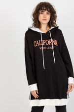 California Lang dame Sweatshirt - FP til dame fra MS StyleHaven, størrelse one-size-fits-all, med long, kjolelengde knee, kjolestil sweater
