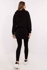 Sett med Lang Sweatshirt og Leggings - FP til dame fra MS StyleHaven, størrelse one-size-fits-all, med long, kjolelengde midi, kjolestil sweater