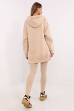 3-delt Sett med Kort Topp, Lang Bluse og Leggings - FP til dame fra MS StyleHaven, størrelse one-size-fits-all, med long, kjolelengde midi, kjolestil sweater
