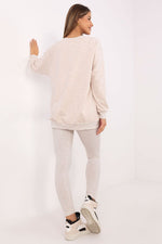 Sett med Sweatshirt og Leggings - FP til dame fra MS StyleHaven, størrelse one-size-fits-all, med long, kjolelengde midi, kjolestil sweater