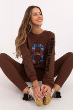 Sett med Sweatshirt og Leggings - FP til dame fra MS StyleHaven, størrelse one-size-fits-all, med long, kjolelengde midi, kjolestil sweater
