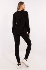 Sett med Sweatshirt og Leggings - FP til dame fra MS StyleHaven, størrelse one-size-fits-all, med long, kjolelengde midi, kjolestil sweater