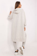 Tredelt Sett med Hettejakke, Topp og Leggings - FP til dame fra MS StyleHaven, størrelse one-size-fits-all, med long, kjolelengde midi, kjolestil sweater