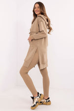 Sett med Lang Sweatshirt og Leggings - FP til dame fra MS StyleHaven, størrelse one-size-fits-all, med long, kjolelengde midi, kjolestil sweater