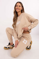 Joggedress med Broderi - FP til dame fra MS StyleHaven, størrelse one-size-fits-all, med long, kjolelengde midi, kjolestil sweater