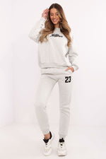 Joggedress med Broderi - FP til dame fra MS StyleHaven, størrelse one-size-fits-all, med long, kjolelengde midi, kjolestil sweater
