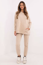 Joggedress med Kengurulomme - FP til dame fra MS StyleHaven, størrelse one-size-fits-all, med long, kjolelengde midi, kjolestil sweater
