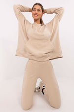 Joggedress med Kengurulomme - FP til dame fra MS StyleHaven, størrelse one-size-fits-all, med long, kjolelengde midi, kjolestil sweater
