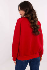 Damegenser med print - Sweatshirt FP til dame fra MS StyleHaven, størrelse one-size-fits-all, med long, bukselengde long, kjolelengde mini, kjolestil wrap; a-line