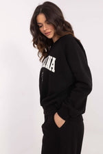 Damegenser med print - Sweatshirt FP til dame fra MS StyleHaven, størrelse one-size-fits-all, med long, bukselengde long, kjolelengde mini, kjolestil wrap; a-line