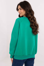 Damegenser med print - Sweatshirt FP til dame fra MS StyleHaven, størrelse one-size-fits-all, med long, bukselengde long, kjolelengde mini, kjolestil wrap; a-line