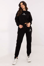Joggedress dame - Sett FP til dame fra MS StyleHaven, størrelse one-size-fits-all, med short, bukselengde long, kjolelengde mini, kjolestil wrap; a-line