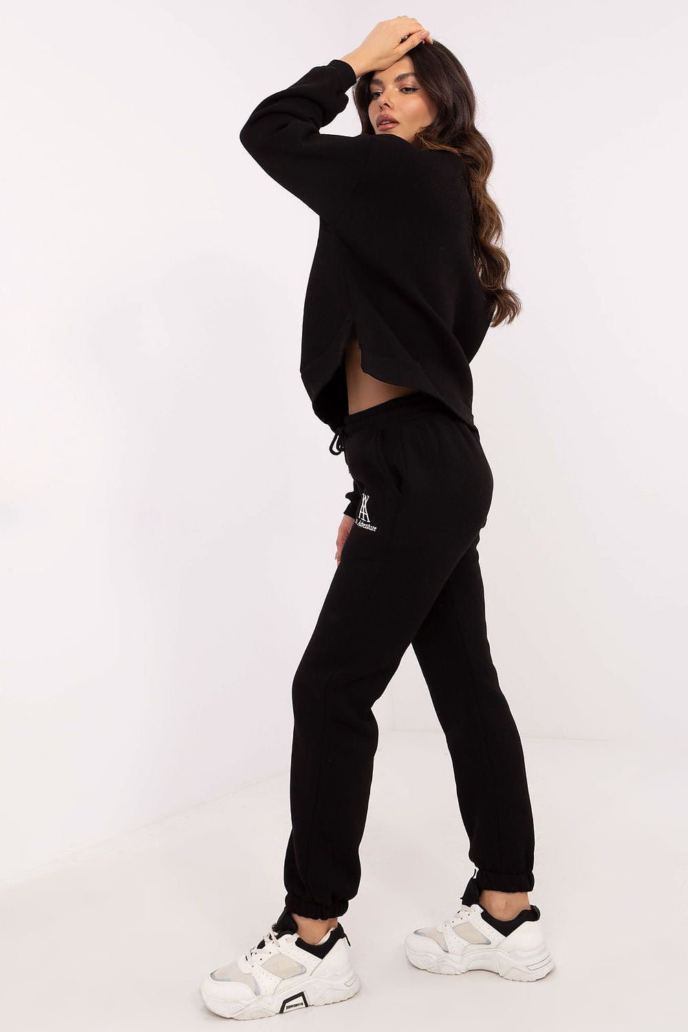 Joggedress dame - Sett FP til dame fra MS StyleHaven, størrelse one-size-fits-all, med short, bukselengde long, kjolelengde mini, kjolestil wrap; a-line