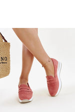 Rosa Muna Loafers til dame til dame fra MS StyleHaven, laget av Viskose; polyester; Polyamid, farge Rosa, størrelse 39, med long ermer, perfekt til casual; dress