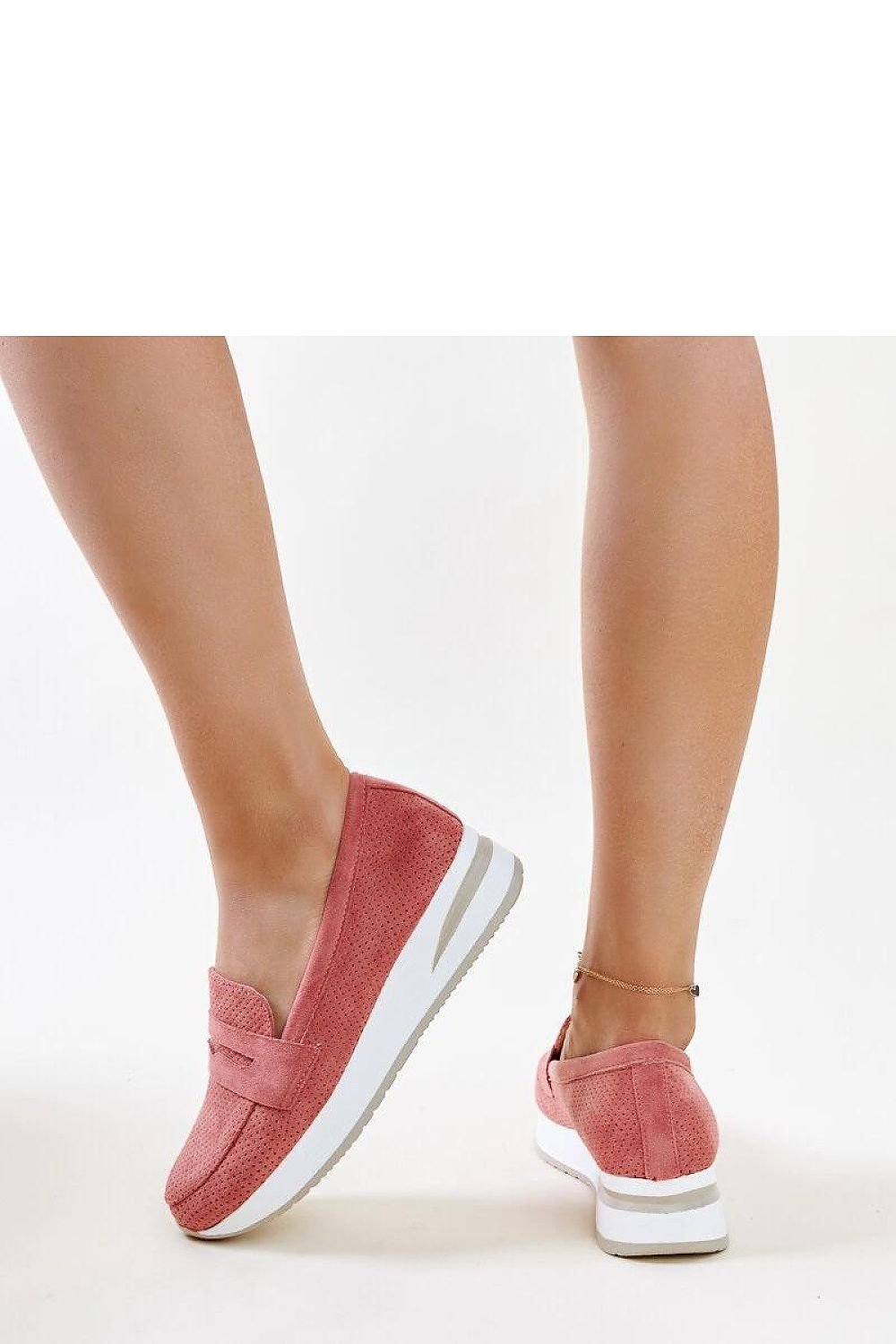 Rosa Muna Loafers til dame til dame fra MS StyleHaven, laget av Viskose; polyester; Polyamid, farge Rosa, størrelse 40, med long ermer, perfekt til casual; dress