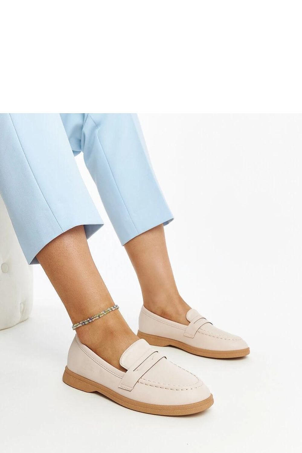 Nawrah lette klassiske dame mokkasiner til dame fra MS StyleHaven, laget av Viskose; polyester; Polyamid, med detaljer i faux-leather; rubber; suede, farge beige, størrelse 36, med long ermer, hælhøyde flat, skostørrelse 41; 40; 39; 38; 37; 36, perfekt til casual; dress