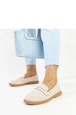Nawrah lette klassiske dame mokkasiner til dame fra MS StyleHaven, laget av Viskose; polyester; Polyamid, farge beige, størrelse 38, med long ermer, perfekt til casual; dress