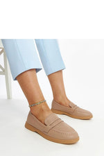 Nawrah lette klassiske dame mokkasiner til dame fra MS StyleHaven, laget av Viskose; polyester; Polyamid, farge Brun, størrelse 36, med long ermer, perfekt til casual; dress
