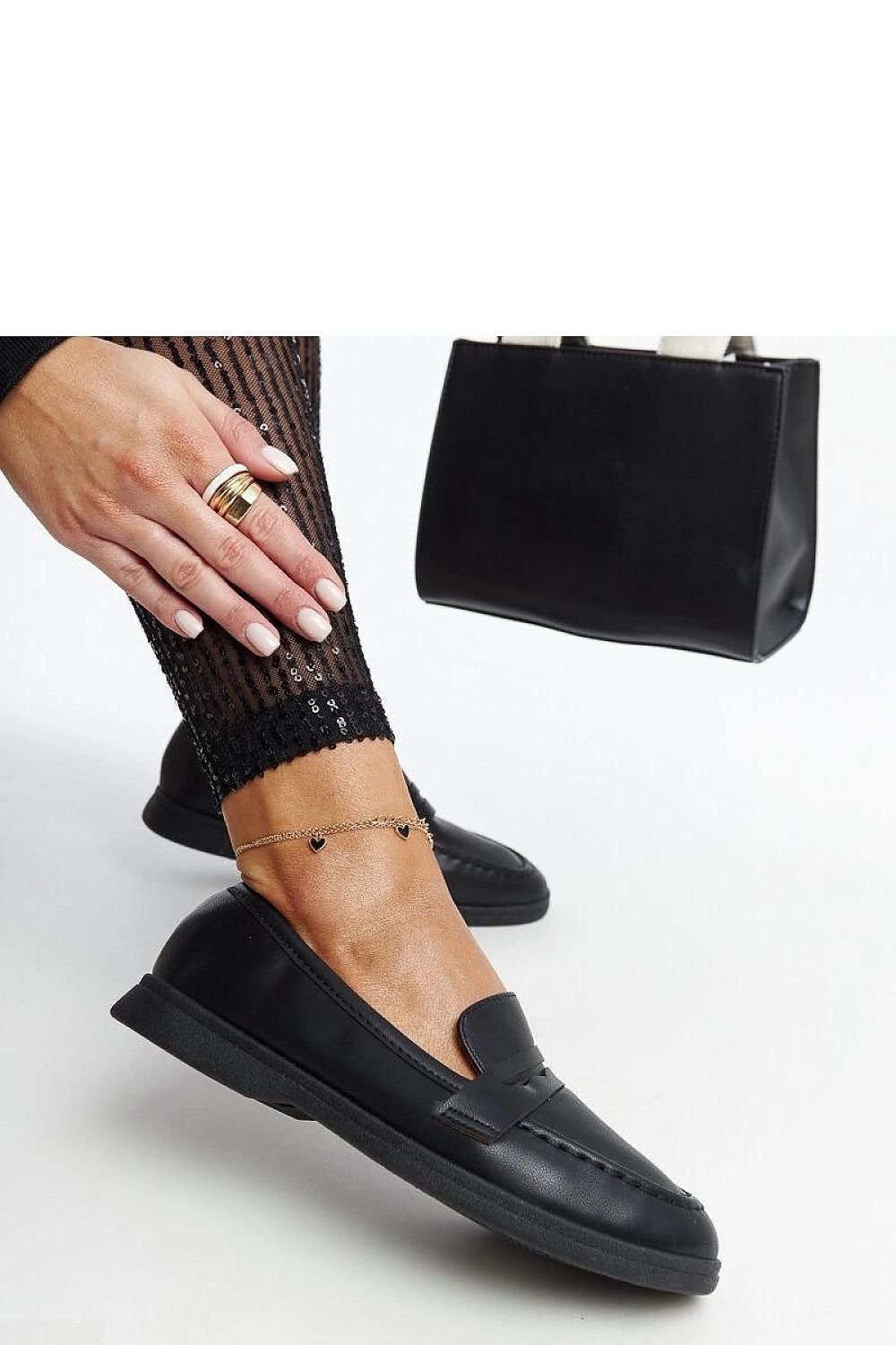 Nawrah lette klassiske dame mokkasiner til dame fra MS StyleHaven, laget av Viskose; polyester; Polyamid, farge Svart, størrelse 37, med long ermer, perfekt til casual; dress