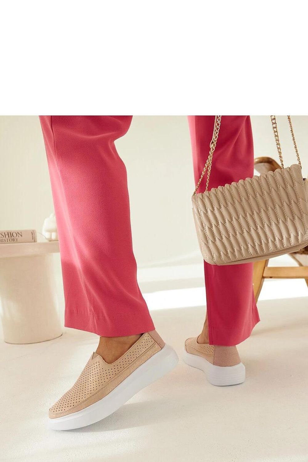 Marta metalliske gummisko til dame til dame fra MS StyleHaven, laget av Viskose; polyester; Polyamid, farge Brun, størrelse 37, med long ermer, perfekt til casual; dress