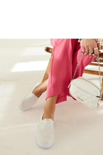 Marta metalliske gummisko til dame til dame fra MS StyleHaven, laget av Viskose; polyester; Polyamid, farge Grå, størrelse 37, med long ermer, perfekt til casual; dress