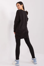 Sett med Sweatshirt og Leggings - FP til dame fra MS StyleHaven, størrelse one-size-fits-all, med long, kjolelengde midi, kjolestil sweater