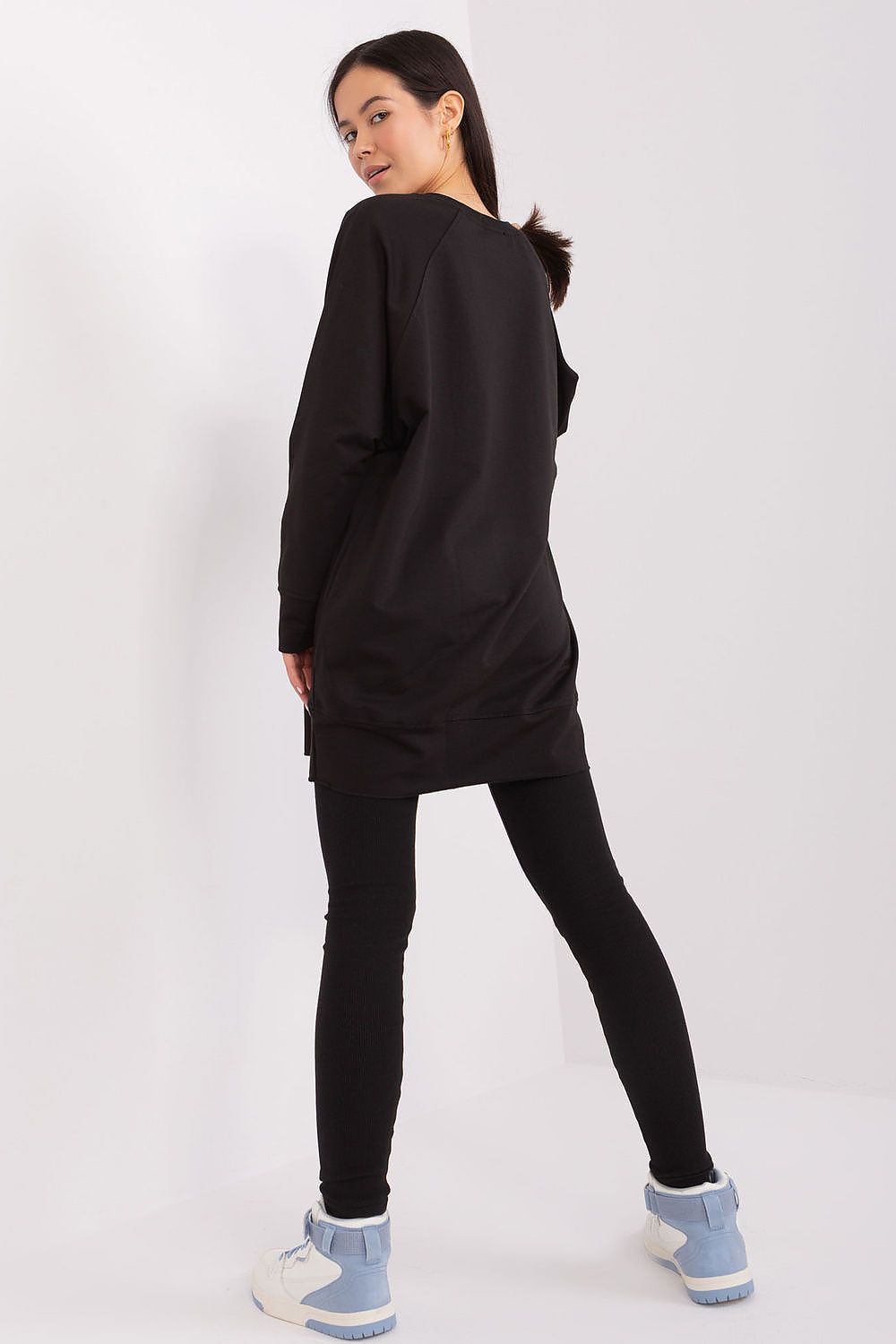 Sett med Sweatshirt og Leggings - FP til dame fra MS StyleHaven, størrelse one-size-fits-all, med long, kjolelengde midi, kjolestil sweater
