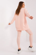 Sett med Sweatshirt og Leggings - FP til dame fra MS StyleHaven, størrelse one-size-fits-all, med long, kjolelengde midi, kjolestil sweater