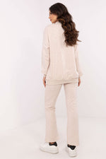 Damesett med Omslagsbluse og Bukse - FP til dame fra MS StyleHaven, størrelse one-size-fits-all, med long, kjolelengde midi, kjolestil sweater