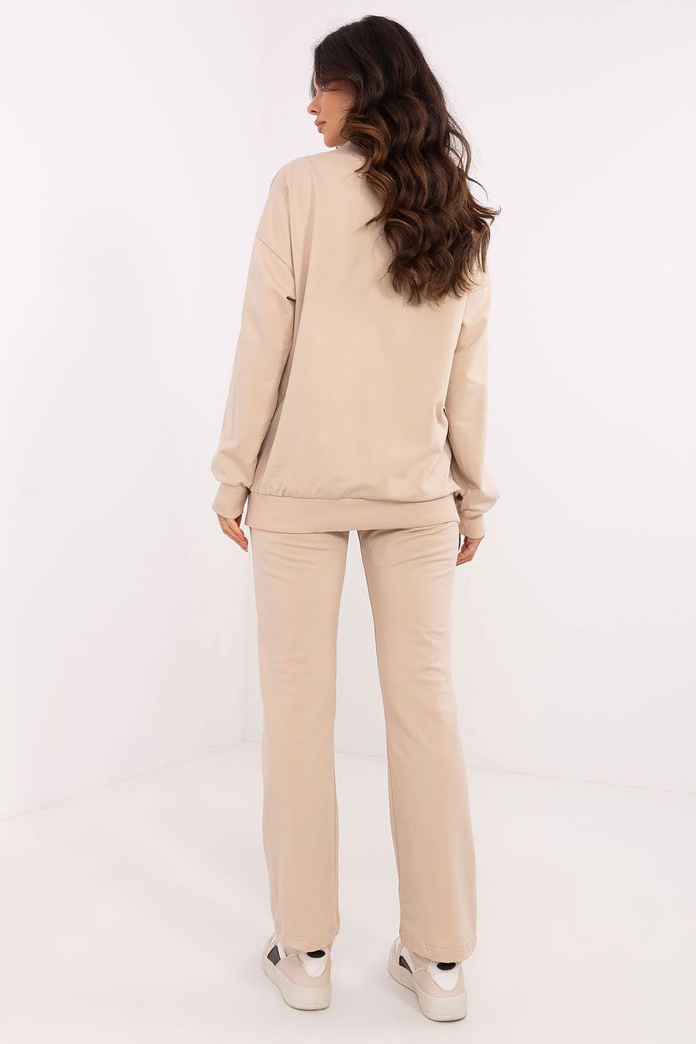 Damesett med Omslagsbluse og Bukse - FP til dame fra MS StyleHaven, størrelse one-size-fits-all, med long, kjolelengde midi, kjolestil sweater