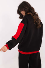 Damegenser med broderi - Sweatshirt FP til dame fra MS StyleHaven, størrelse one-size-fits-all, med long, bukselengde long, kjolelengde mini, kjolestil wrap; a-line