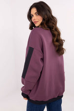 Damegenser med broderi - Sweatshirt FP til dame fra MS StyleHaven, størrelse one-size-fits-all, med long, bukselengde long, kjolelengde mini, kjolestil wrap; a-line