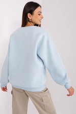 Damegenser med print - Sweatshirt FP til dame fra MS StyleHaven, størrelse one-size-fits-all, med short, bukselengde long, kjolelengde mini, kjolestil wrap; a-line