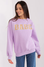 Casual damegenser med print - Sweatshirt FP til dame fra MS StyleHaven, størrelse one-size-fits-all, med short, bukselengde long, kjolelengde mini, kjolestil wrap; a-line