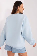 Casual damegenser med print - Sweatshirt FP til dame fra MS StyleHaven, størrelse one-size-fits-all, med short, bukselengde long, kjolelengde mini, kjolestil wrap; a-line