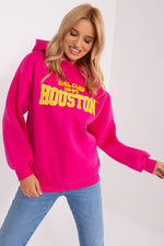 Dame Hettegenser - Sweatshirt FP til dame fra MS StyleHaven, størrelse one-size-fits-all, med short, bukselengde long, kjolelengde mini, kjolestil wrap; a-line
