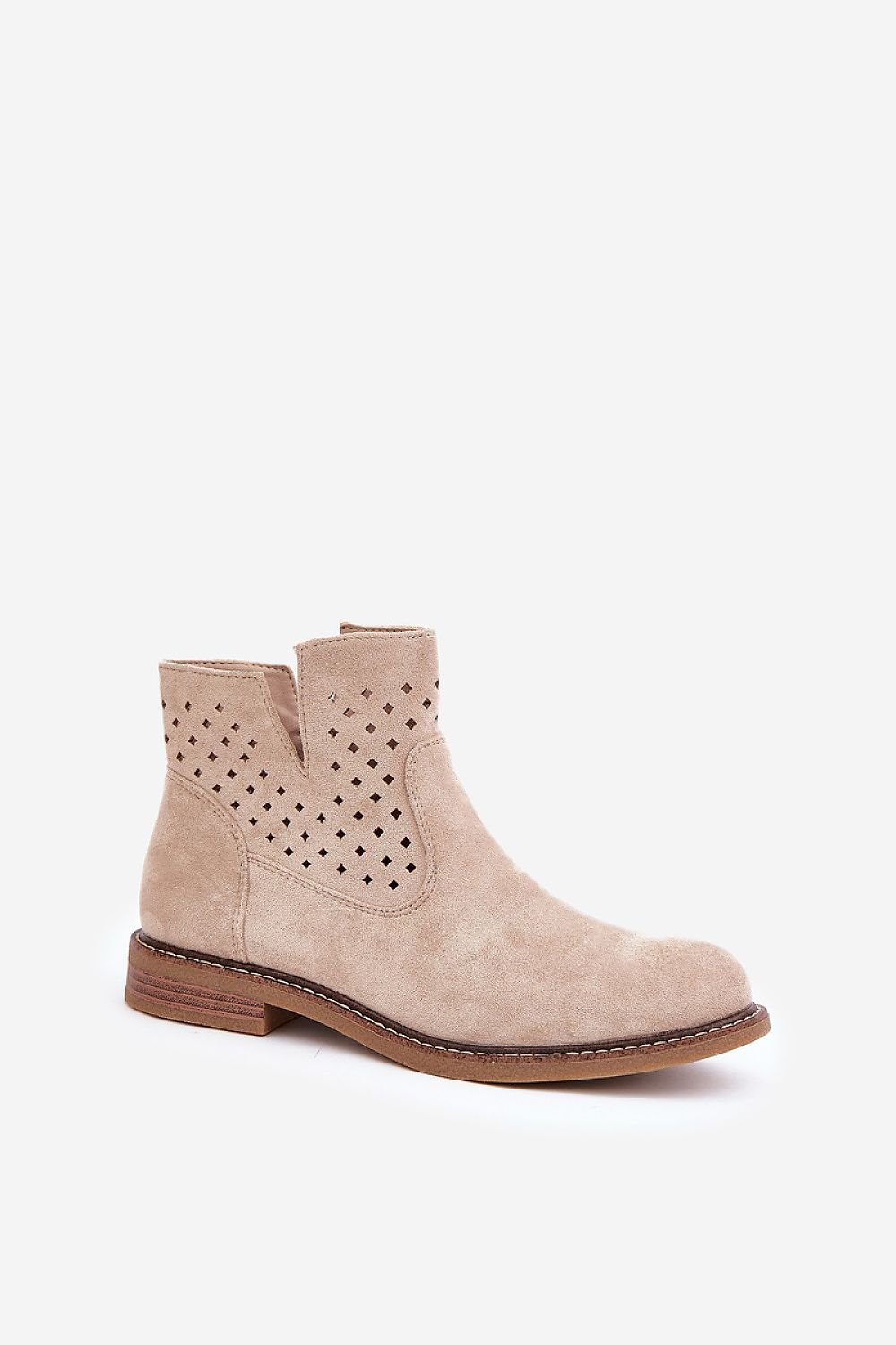 Vår Chic - Ankelstøvletter i økologisk semsket skinn til dame til dame fra MS StyleHaven, laget av Viskose; polyester; Polyamid, farge Svart, størrelse 40, med long ermer, perfekt til casual; dress