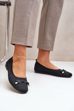Ballett med netting til dame med sløyfe til dame fra MS StyleHaven, laget av Viskose; polyester; Polyamid, farge beige, størrelse 39, med long ermer, perfekt til casual; dress