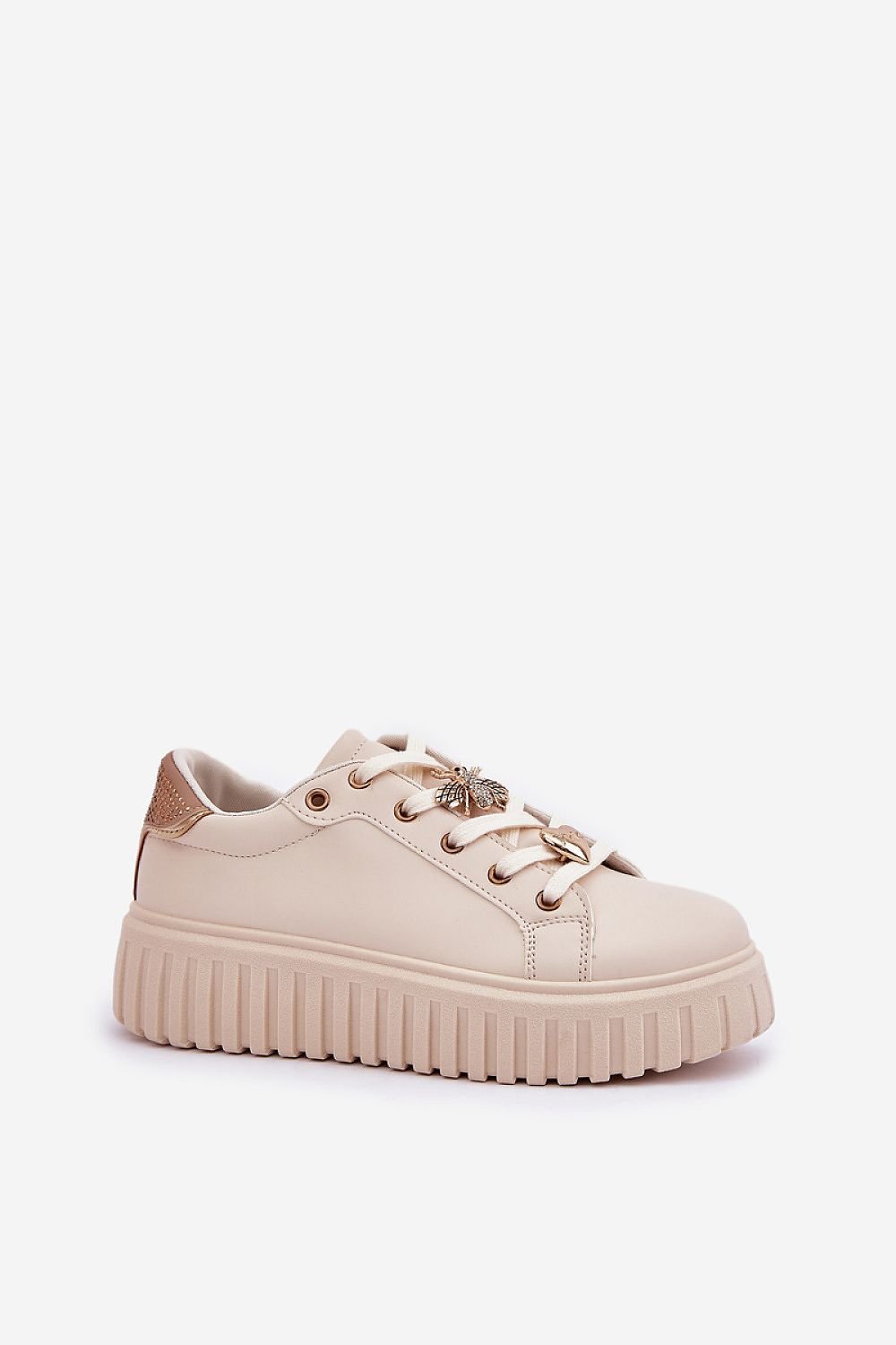 Viola joggesko til dame - hverdagskomfort til dame fra MS StyleHaven, laget av Viskose; polyester; Polyamid, farge beige, størrelse 37, med long ermer, perfekt til casual