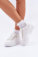 Lunea Sneakers til dame - hverdagen til dame fra MS StyleHaven, laget av Viskose; polyester; Polyamid, farge Hvit, størrelse 38, med long ermer, perfekt til casual