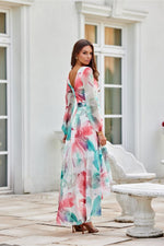 Dalia – asymmetrisk maxikjole med elegant flyt fra Roco Fashion fra MS StyleHaven, størrelse 38, med long, bukselengde long, kjolelengde maxi, kjolestil flared; gown