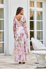 Dalia – asymmetrisk maxikjole med elegant flyt fra Roco Fashion fra MS StyleHaven, størrelse 46, med long, bukselengde long, kjolelengde maxi, kjolestil flared; gown