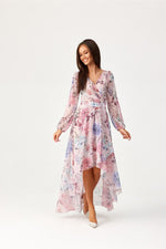 Dalia – asymmetrisk maxikjole med elegant flyt fra Roco Fashion fra MS StyleHaven, størrelse 46, med long, bukselengde long, kjolelengde maxi, kjolestil flared; gown