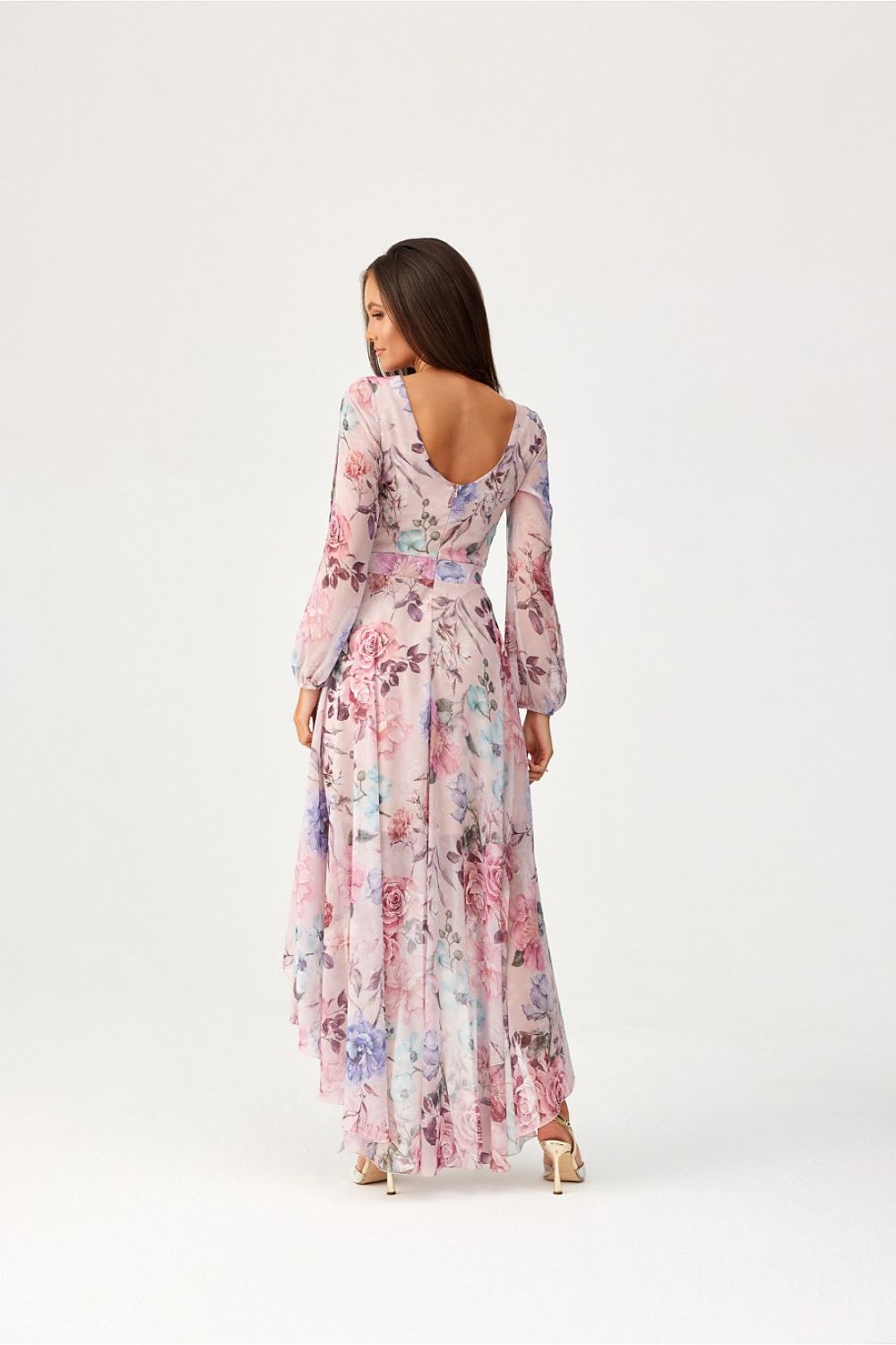 Dalia – asymmetrisk maxikjole med elegant flyt fra Roco Fashion fra MS StyleHaven, størrelse 34, med long, bukselengde long, kjolelengde maxi, kjolestil flared; gown