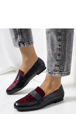 Kolk Chic - Dame Elegante svarte og burgunder mokkasiner til dame fra MS StyleHaven, laget av Viskose; polyester; Polyamid, med detaljer i faux-leather; rubber; synthetic; suede, farge Svart, størrelse 36, med long ermer, hælhøyde flat, skostørrelse 41; 40; 39; 38; 37; 36, perfekt til dress; casual