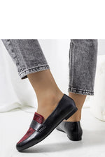 Kolk Chic - Dame Elegante svarte og burgunder mokkasiner til dame fra MS StyleHaven, laget av Viskose; polyester; Polyamid, farge Svart, størrelse 38, med long ermer, perfekt til dress; casual