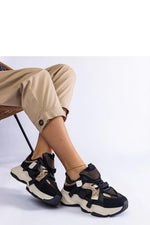 Golden Grace - Dame beige joggesko til dame fra MS StyleHaven, laget av Viskose; polyester; Polyamid, farge beige, størrelse 40, med long ermer, perfekt til casual