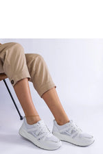 Sierra Chic – Hvite dame sneakers - hverdager til dame fra MS StyleHaven, laget av Viskose; polyester; Polyamid, farge Hvit, størrelse 38, med long ermer, perfekt til casual